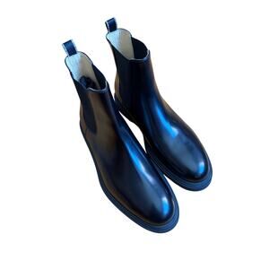 Paul Smith NWOT Black Lambert Leather Chelsea Boots